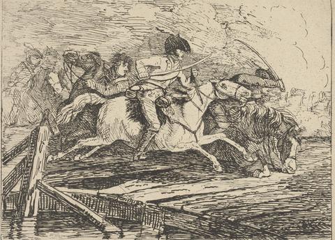 Conrad Gessner Cavalry Charging