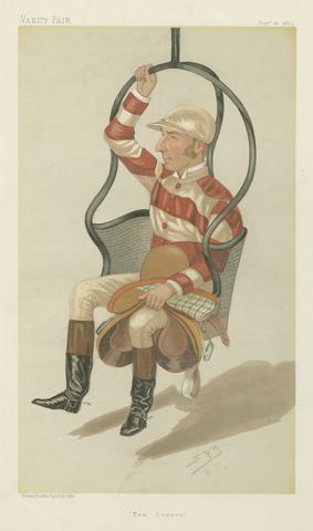 Leslie Matthew 'Spy' Ward Vanity Fair: Jockeys; Tom Cannon, September 12, 1885
