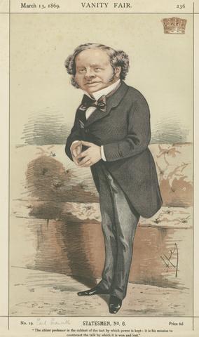 Carlo Pellegrini Politicians - Vanity Fair - 'The ablest professor in the cabinet of the tact by which power is kept. It is his mission to counteract the talk by which it is won and lost. Earl Granville. March 13, 1869