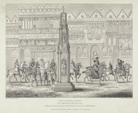 unknown artist Cheapside Cross (as it apperared in the Year 1547)
