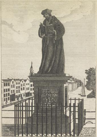 unknown artist The Statue of Erasmus; page 107 (Volume One)