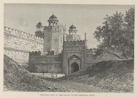 Charles Barbant Principal Gate of the Palace of the Emperors, Delhi