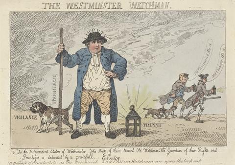 Thomas Rowlandson The Westminster Watchman
