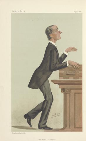 Leslie Matthew 'Spy' Ward Politicians - Vanity Fair. 'the Home Secretary'. The Rt. Hon. Henry Matthews. 10 September 1887