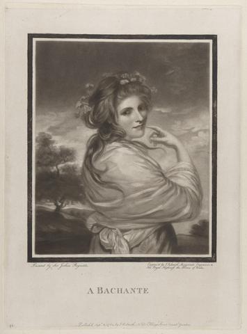 John Raphael Smith A Bachante (Emma Hart, later Lady Hamilton)