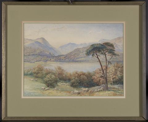 Charles Reginald Aston Landscape with Sheep