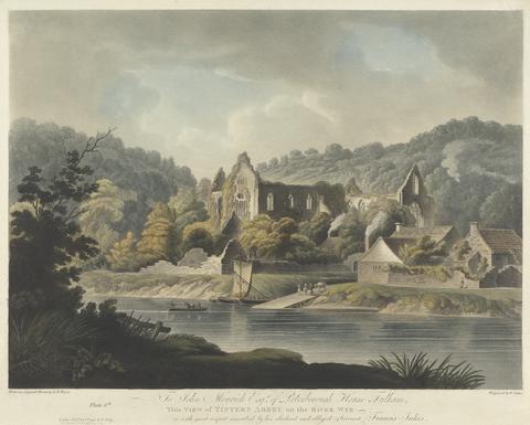 Francis Jukes View of Tintern Abbey on the River Wye