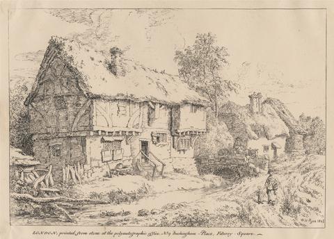 William Henry Pyne Old Cottages