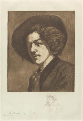 Henri Charles Guérard Portrait of Whistler