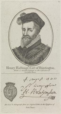 unknown artist Henry Hastings Earl of Huntingdon