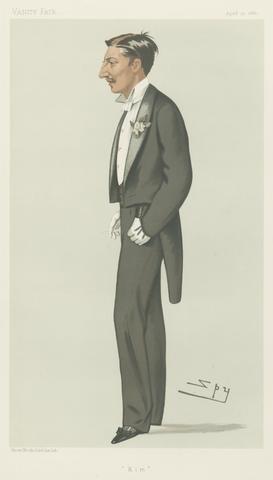 Leslie Matthew 'Spy' Ward Politicians - Vanity Fair. 'Kim'. Viscount Mandeville. 22 April 1882