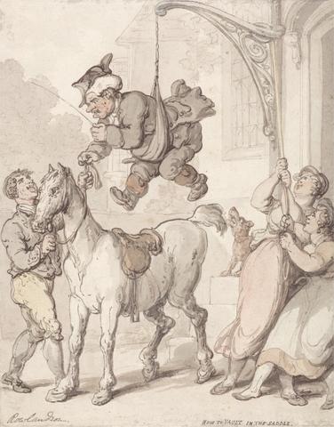 Thomas Rowlandson How to Vault in the Saddle