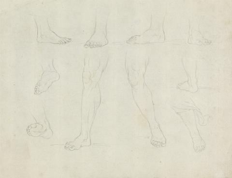 James Bruce Studies of Feet and Legs