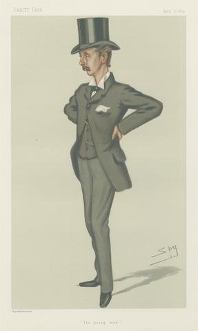 Leslie Matthew 'Spy' Ward Politicians - Vanity Fair. 'The young man.' The Hon. Edward Stanhope. 12 April 1879