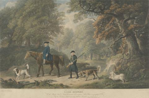 Richard Earlom Game Keepers. To the Right Honorable. Lord Viscount Torrington