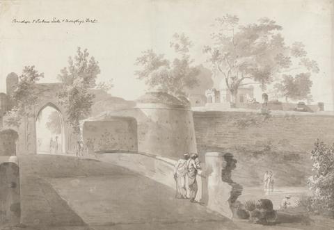 William Daniell Bridge and Patna Gate and Monghyr Fort