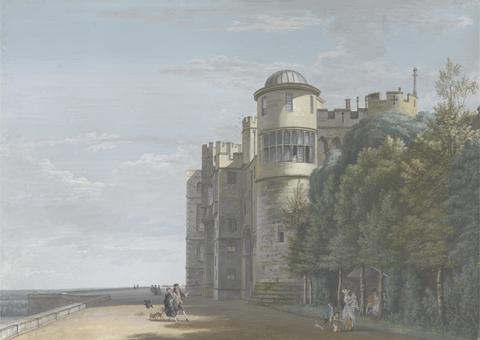 Paul Sandby The North Terrace, Looking East