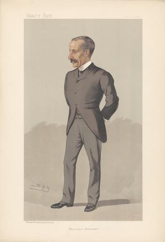 Leslie Matthew 'Spy' Ward Vanity Fair - Architecture and Engineers. 'Imperialist Afrikander'. Sir James Sivewright. 1 June 1893