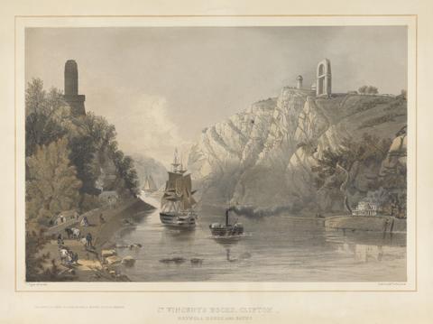 unknown artist St. Vincent's Rocks, Clifton (Hotwell House and Baths)