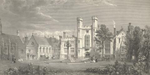 Thomas Higham Lambeth Palace as Restored under the Authority of Bishop Howley