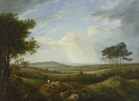 Capt. Thomas Hastings Landscape with Figures