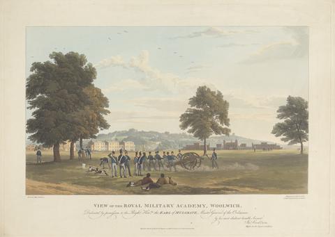 Robert Havell View of the Royal Military Academy, Woolwich