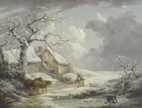 George Morland Winter Landscape
