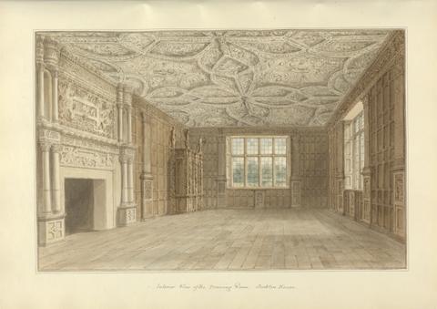 John Buckler FSA Interior view of the Drawing Room, Stockton House