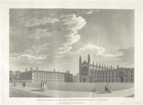 Thomas Malton the Younger Kings College, the Chapel and Clare Hall in the University of Cambridge
