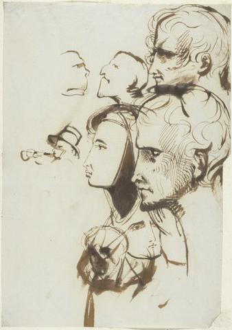 Benjamin Robert Haydon Study of Faces