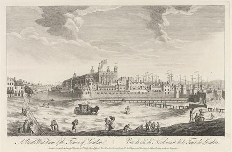 unknown artist A North West View of the Tower of London