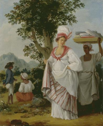 Agostino Brunias A West Indian Creole Woman Attended by her Black Servant