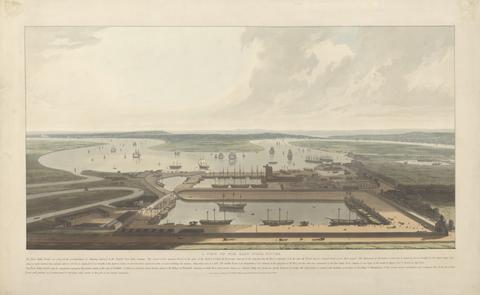 William Daniell A View of the East India Docks