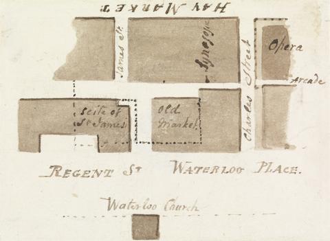 Robert Bremmel Schnebbelie Plan of St. James's Market