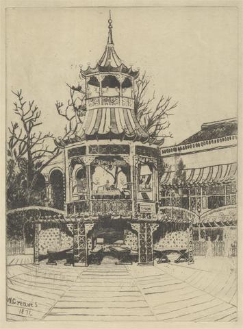 Walter Greaves Cremorne Gardens: Chelsea Bandstand
