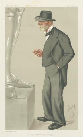 Carlo Pellegrini Vanity Fair: Military and Navy; 'Sailor, Politician and Sculptor', Admiral the Right Hon. Lord Clarence Paget, December 25, 1875