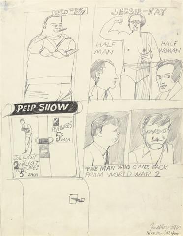 Paul Arthur Hogarth Peep Show / 42 Street