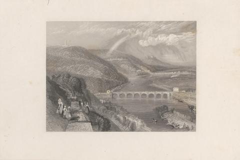 Edward Francis Finden Bridge over St. Cloud from Sevres