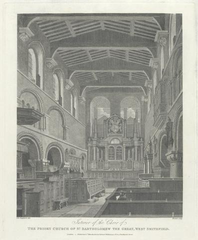 Bartholomew Howlett Interior of the Choir of the Priory Church of St. Barts the Great