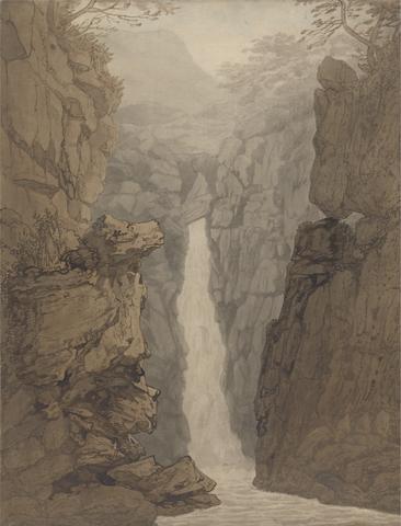 Joseph Farington Waterfall in the Lake District