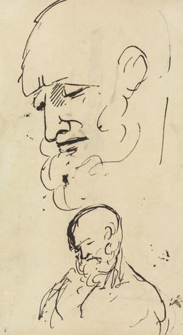 Benjamin Robert Haydon Study of an Elderly Man's Portrait