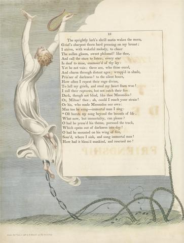 William Blake Young's Night Thoughts, Page 16, "Oft Bursts My Song beyond the Bounds of Life"