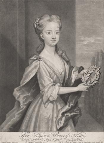 John Smith Her Highness Princess Ann, Eldest Daughter to his Royal Highness George Prince of Wales, 1720