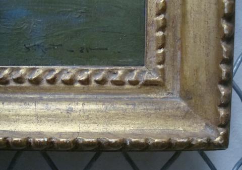 unknown framemaker British or American (?) Louis XV style frame