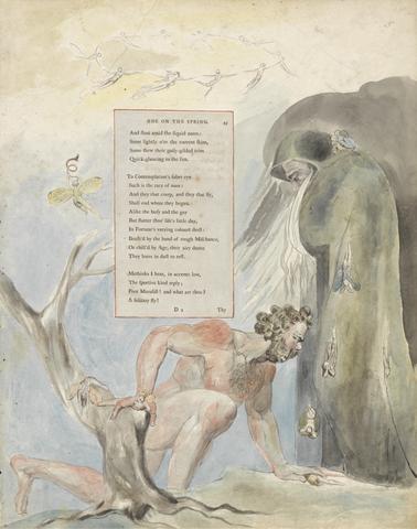 William Blake The Poems of Thomas Gray, Design 5, "Ode on the Spring."
