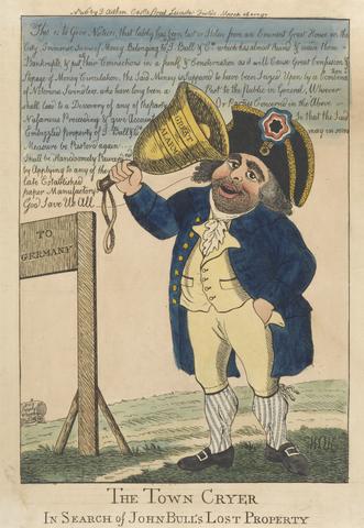 William O'Keefe The Town Cryer, in Search of John Bull's Lost Property