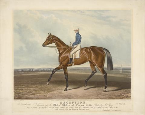 Edward Duncan Racing: Deception, Winner of the Oaks' Stakes at Epsom, 1839