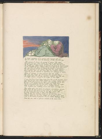 William Blake Visions of the Daughters of Albion, Plate 10, "In happy copulation . . . . "
