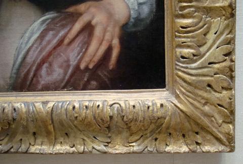 unknown artist British, Baroque 'Raffle leaf' frame