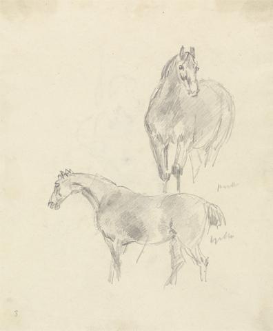 Sawrey Gilpin Study of Two Horses